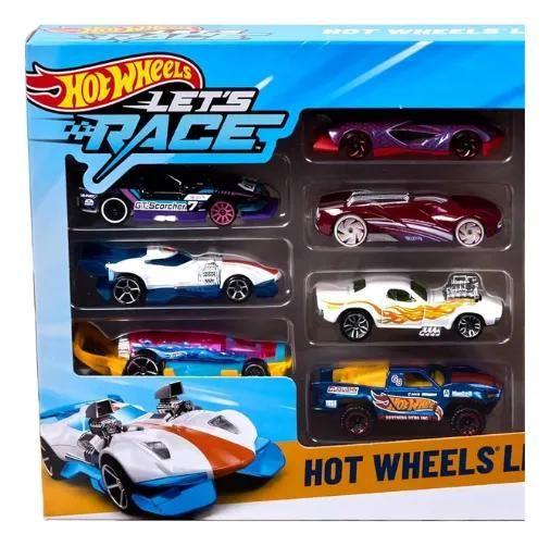 Hot Wheels Pack 10 Carrinhos Let